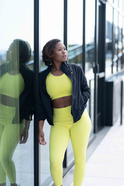 Lime High-waist Leggings